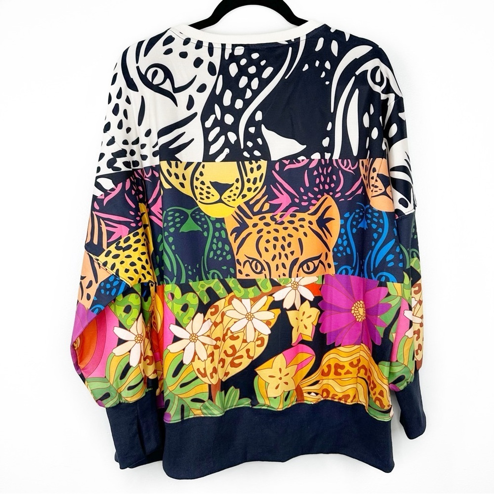 Oversized leopard print pullover - Picture 6 of 6